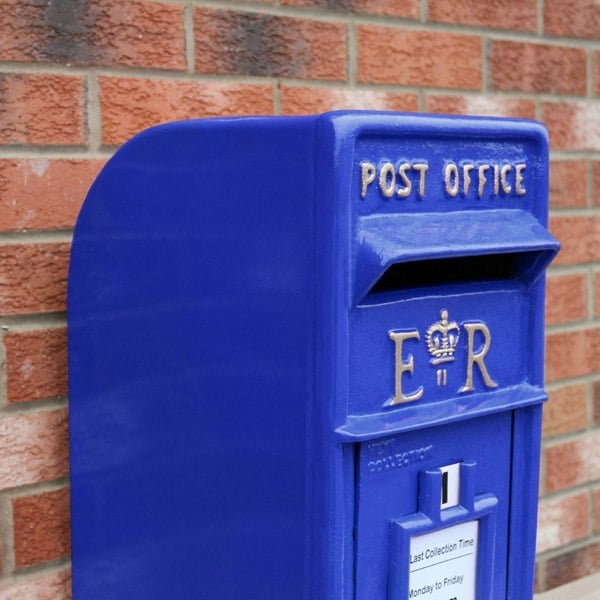 Monstershop Blue Scottish Post Box