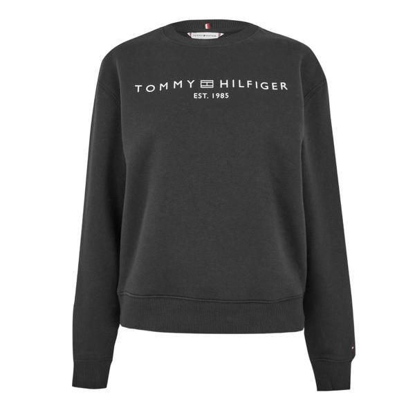 Tommy Hilfiger Womens/Ladies Cotton Blend Regular Sweatshirt - Black - 