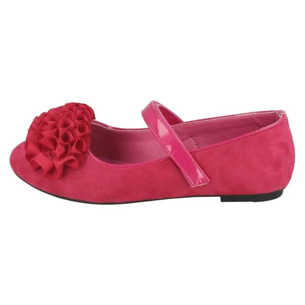 Spot On Girls Spot On Frill Trim Ballerinas H2448