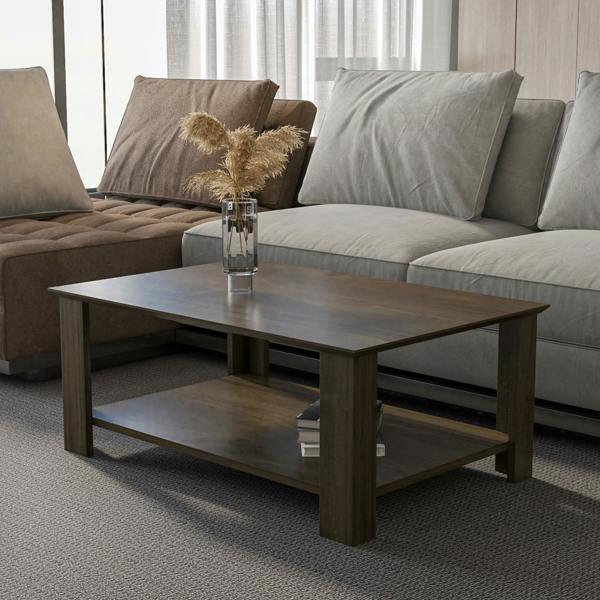 Decorotika Leroy 90 Cm Rectangular Coffee Table