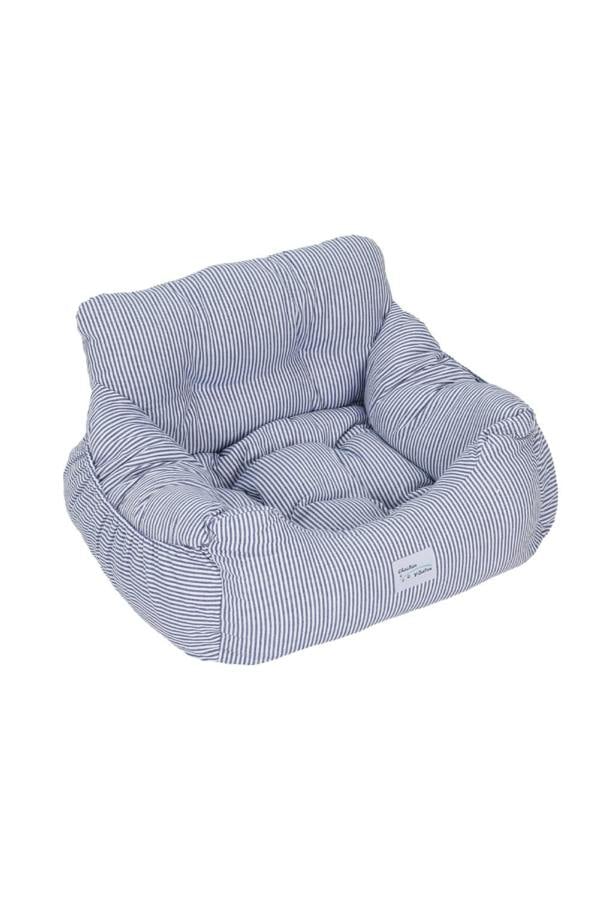 Living and Home Stripe Travel Pet Bed with Pockets