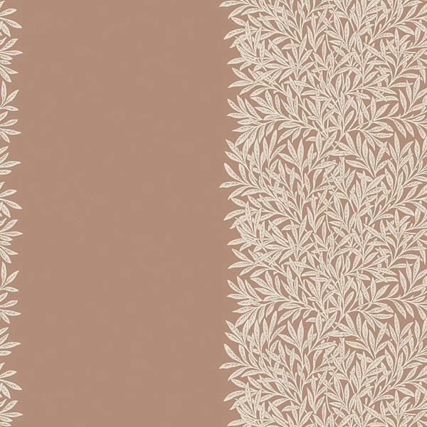 William Morris at Home Willow Stripe Rose Wallpaper