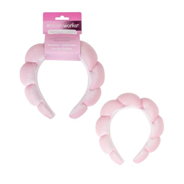 Brushworks Pink Cloud Headband