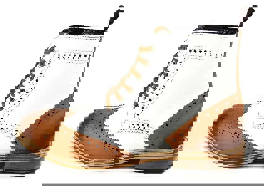 Frank James Kensington Mens Lace Brogue Leather Boots