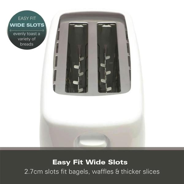 Hamilton Beach Essential 2 Slice Plastic Toaster - White