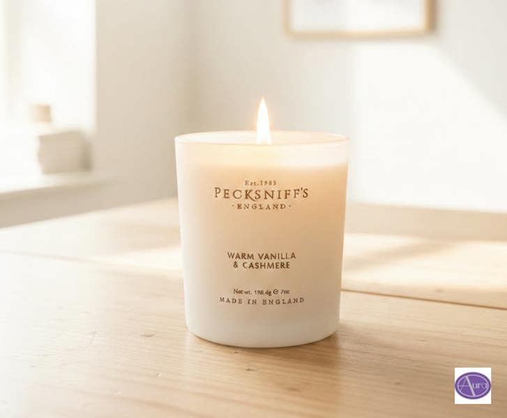 Pecksniff's Warm Vanilla & Cashmere Scented Candle 198.4g