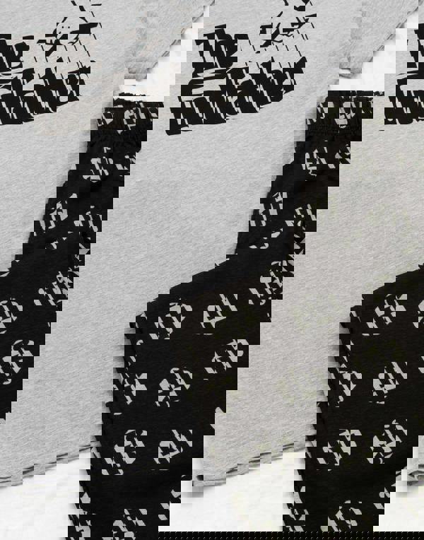 The Godfather Mens Black All-Over Print Bottom Short Sleeve Long Leg Pyjama Set