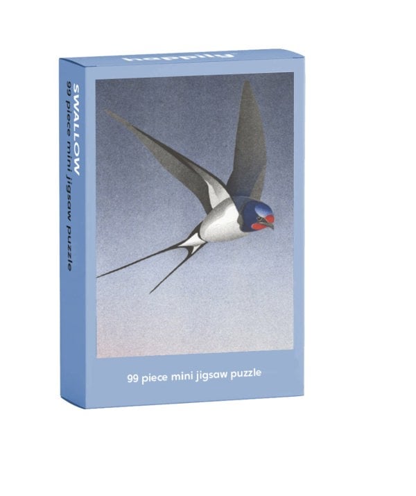 Happily Puzzles Swallow - 99 Piece Mini Jigsaw Puzzle