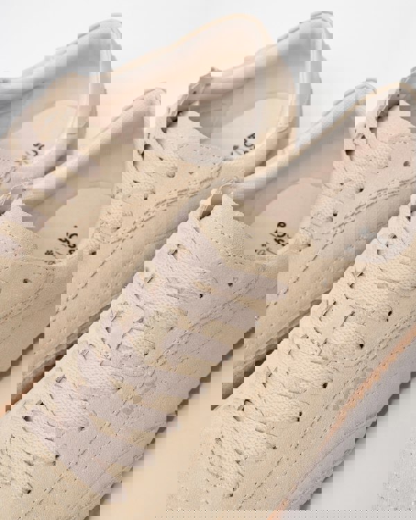 BOSS Orange Careton Mens Low-top trainers in suede and leather - Open White 131