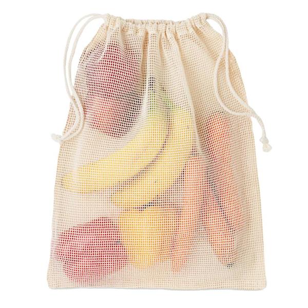 MidOcean Veggie Cotton Drawstring Bag - Beige - 