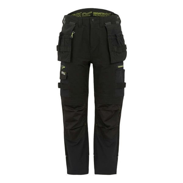 Regatta Professional Mens Softshell Stretch Work Trousers - Black
