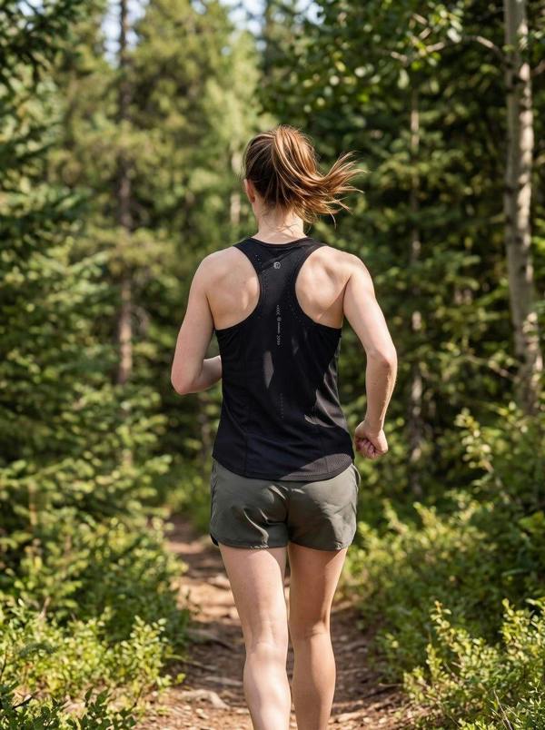 Anniou Seamless Antibacterial Running Tank Top