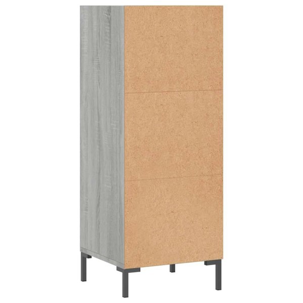 Berkfield Sideboard Grey Sonoma 34.5x32.5x90 cm Engineered Wood
