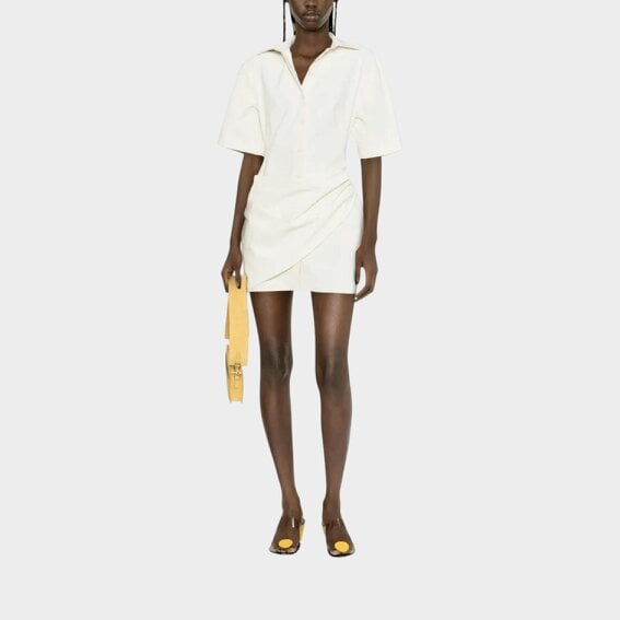 Jacquemus La Robe Camisa Ivory