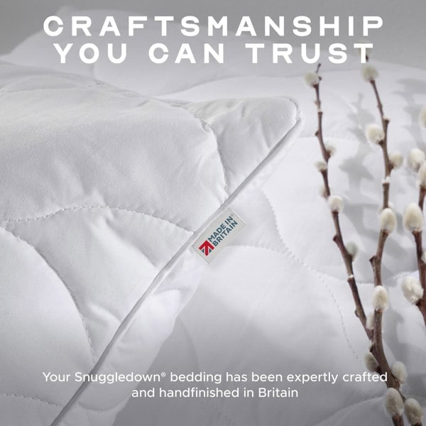 Snuggledown Hotel Luxury Cotton Quilted Kingsize Pillow