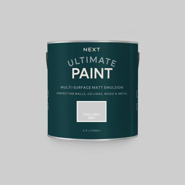 Next Cool Light Grey Mixed To Order Ultimate Paint 2.5L