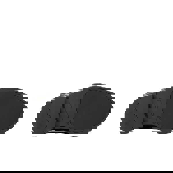 Embassy London Didi Wool - Black & Burgundy - Women's leather lace-up and zip-up round toe combat boot