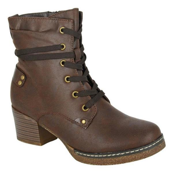 Cipriata Womens/Ladies Aleandra Ankle Boots - Dark Brown - 