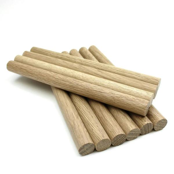 16mm Oak Dowel 200mm Length - Pack of 10 Dowels