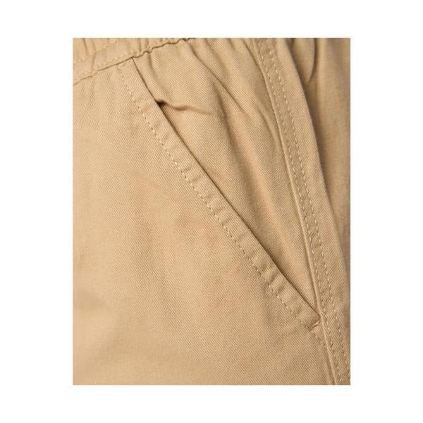 Crosshatch Mens Blansmoore Elasticated Regular Casual Shorts - Stone - 