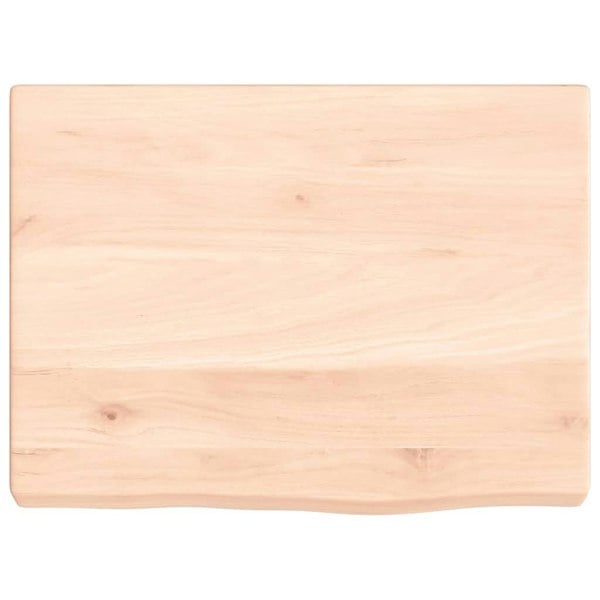 Berkfield Bathroom Countertop 40x30x4 cm Untreated Solid Wood