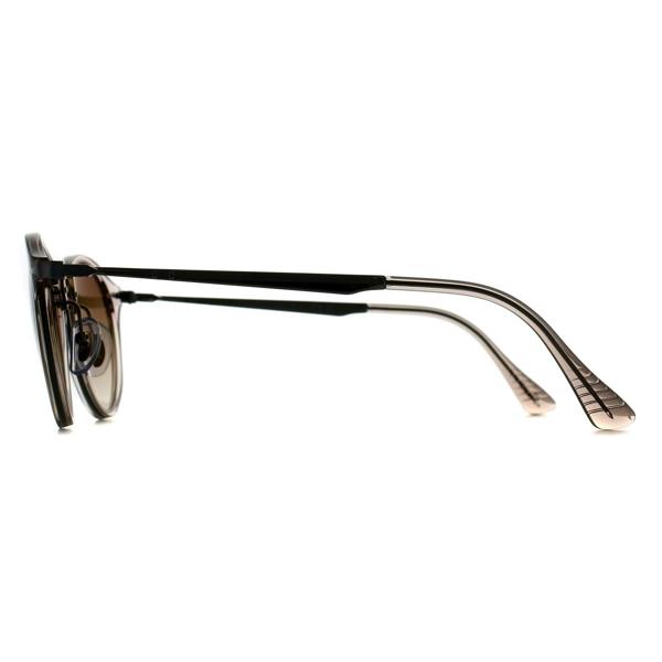 Persol Sunglasses PO3166S 124051 Transparent Brown Grey Clear Gradient Brown