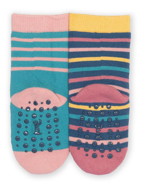 Kite Girls Organic Misty The Cat Grippy Socks
