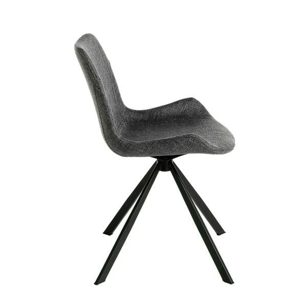 Angel Cerdá Dark Grey Fabric Swivel Chair 4071