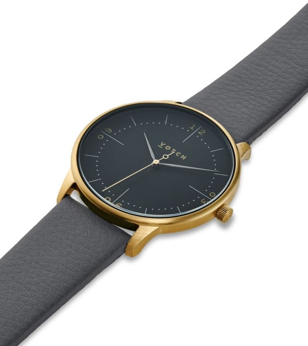 Votch Gold & Slate Grey with Black Watch | Aalto