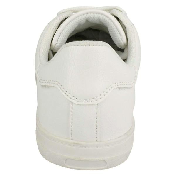 Spot On Ladies Spot On Flat Lace Up Slimline Pumps