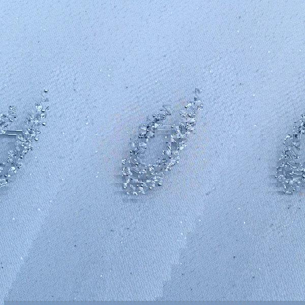 Wreath brooch, silver tone metal, clear marquise cut crystals, sparkling rhinestone embellishments, circular laurel design, elegant vintage inspired jewellery, decorative pin, gift for her
