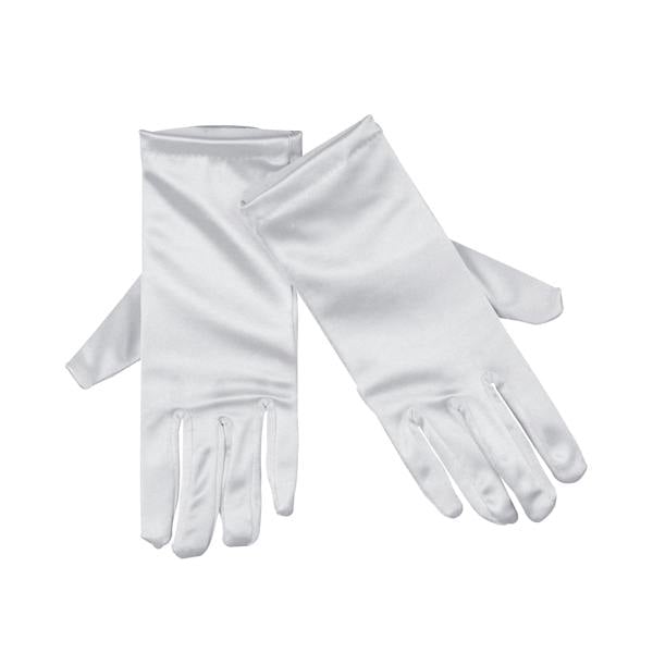 Bristol Novelty Womens/Ladies Satin Feel Gloves (1 Pair) - White - 