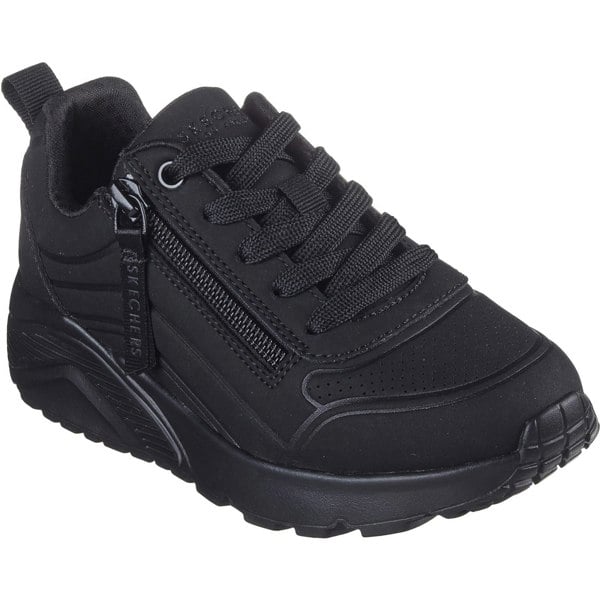 Skechers Uno Lite - Easy Zip Polyurethane Girls's Black Trainers