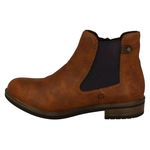 Rieker Ladies Rieker Elasticated Gusset Panel Chelsea Boots 72254