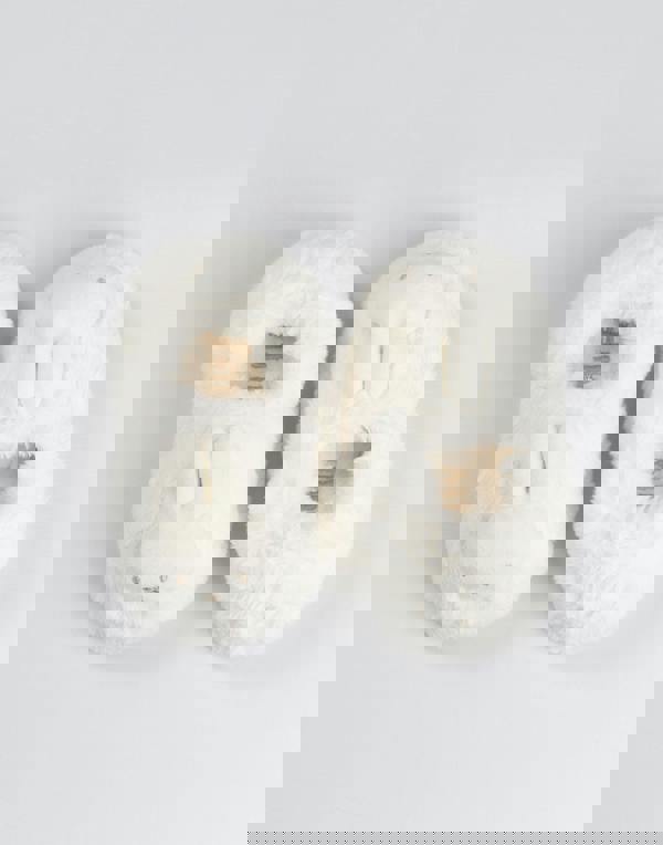 Miffy Girls White Character Face Mule Slippers