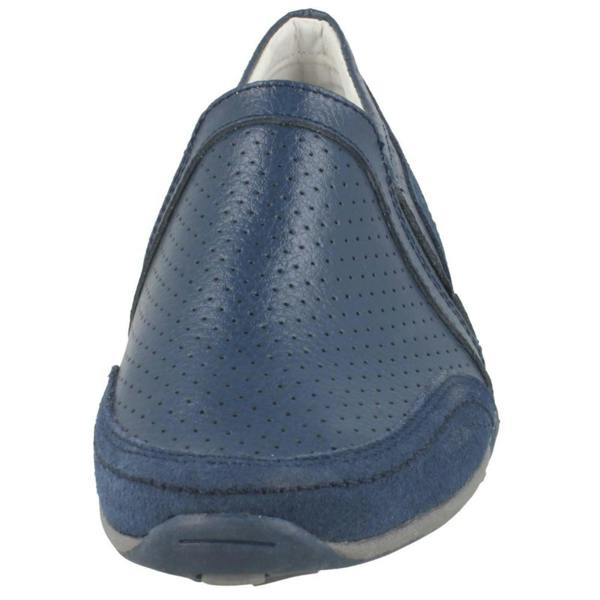 Down to Earth Ladies Down To Earth Leather Casual Shoes F80423