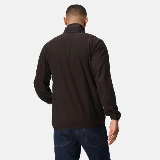 Regatta Mens Navigate Half Zip Fleece - Black/New Royal