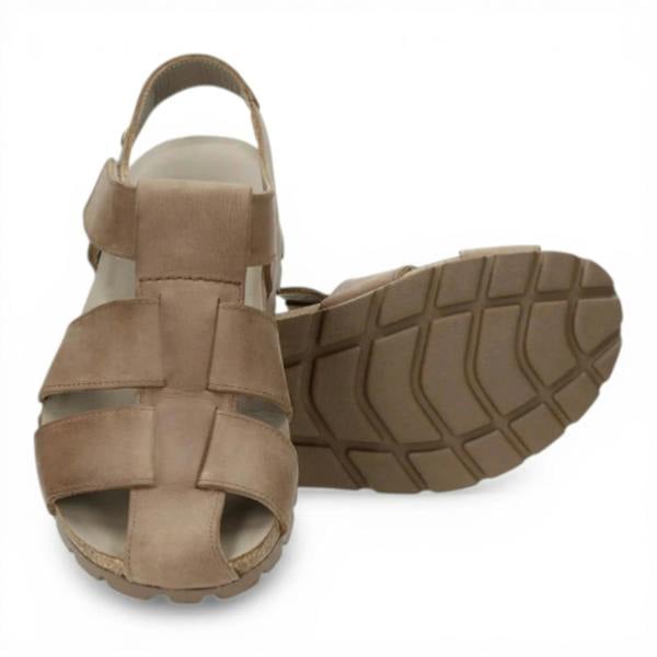 Panama Jack Stanley C8 - Men’s Waterproof Taupe Leather Sandals