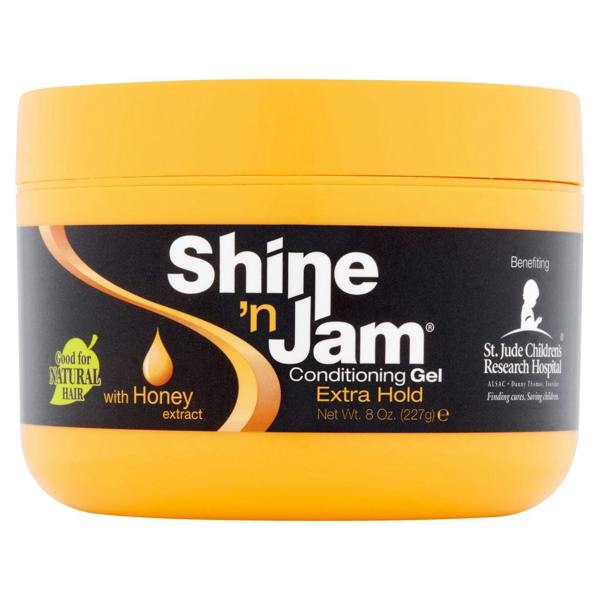 Ampro Shine 'n Jam Extra Hold gel you have been waiting for: free of alcohol, parabens, wax, petrolatum and silicones.