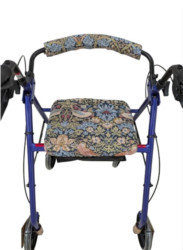 Made in the Mill Rollator Makeover Set - William Morris Strawberry Thief Pattern