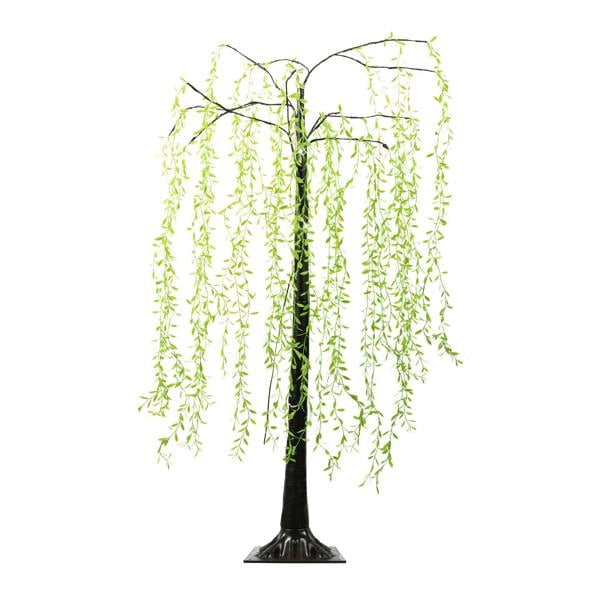 Gardenwize 1.5m Grand Willow Tree Solar Lights – 120 Warm White LED Garden Feature Light