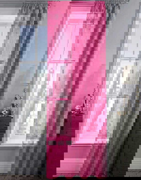 Velosso Alessandria Sparkle Slot Top Voile Panel - 137cm x 137cm