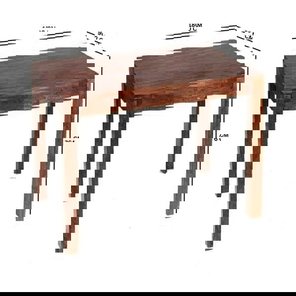 IH Design Maxen Mango Large Dining Table 6ft (180cm)