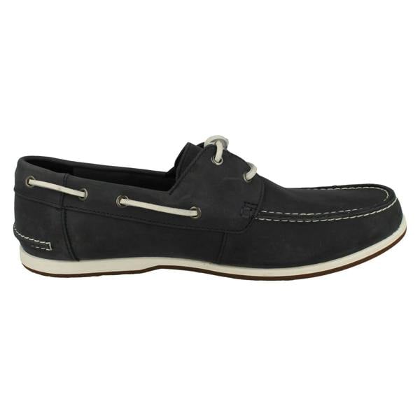 Clarks Mens Clarks Lace Up Deck Shoes Pickwell Sail