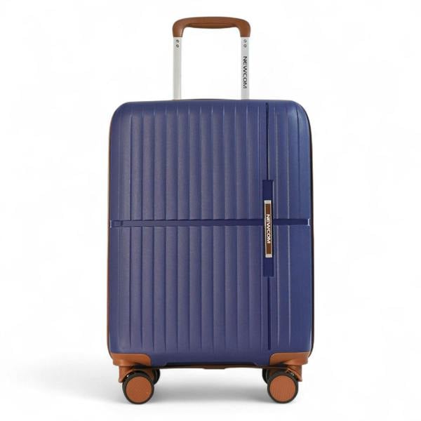 Infinity Luggage Strong Hard Shell Suitcase Set 8 Wheel Cabin Luggage Holiday Travel Case