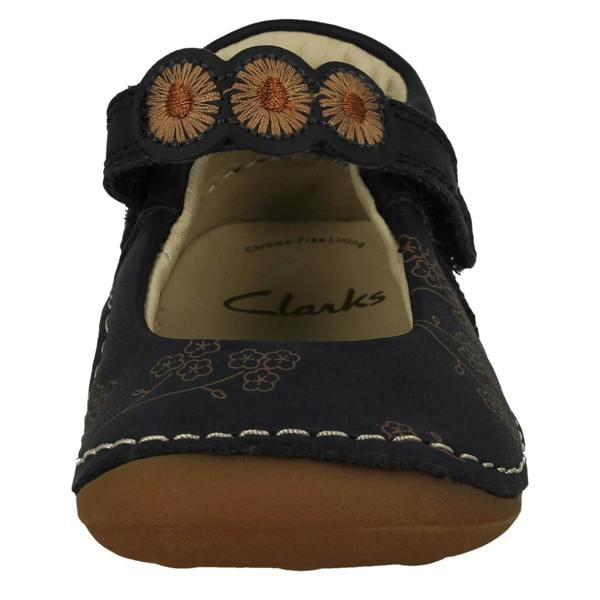 Clarks Girls Clarks Flower Detailed Mary Jane Shoes Tiny Flora T
