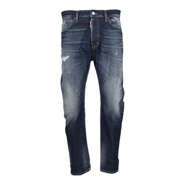 Dsquared2 Dark Desert Wash Bro Jeans Navy Blue W32