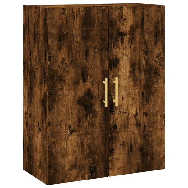 Berkfield Wall Mounted Cabinets 2 pcs Smoked Oak 69.5x34x90 cm