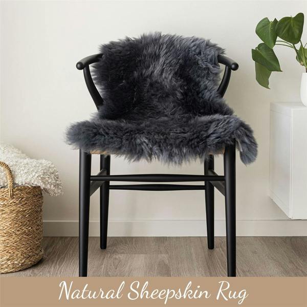 Infinity Leather Genuine Sheepskin Natural Silky Soft Fluffy Real Wool Rug