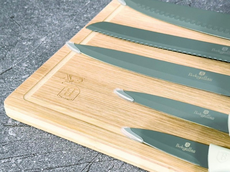 Berlinger Haus Stylish 6-Piece Knife Set with Bamboo Board